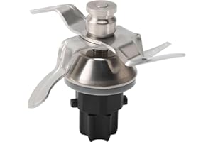 BUITHAFU Cuchilla de repuesto original para Thermomix TM31. Cuchillas de acero inoxidable con junta tórica | Apto para lavavajillas | Para amasar, moler y mezclar (Negro)