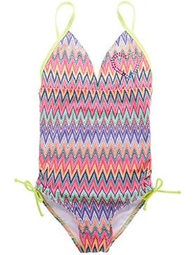 Attraco Mädchen Zweiteiliger Badeanzug Zick Zack Gestreift Two Piece Tankini Mit Slip