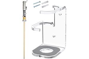 Aznever Lichtschwert-Wandhalterung | Acryl-Katana-Ständer zur Wandmontage,Universeller Säbelständer, Stabiler Katana-Halter für Dekoration, Wand, Zuhause