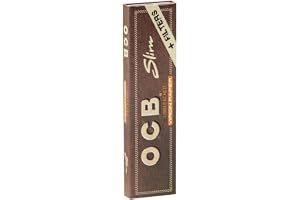 OCB Virgin King Size papper + spetsar, smal, oblekt, 8 häften