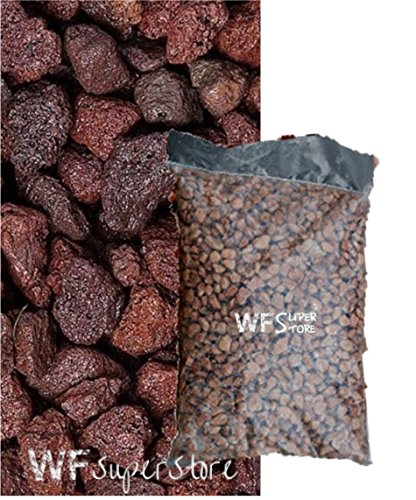 WUEFFE Lapillo vulcanico Rosso 10/18 - Sacco da 33 lt. - pacciamatura Giardino