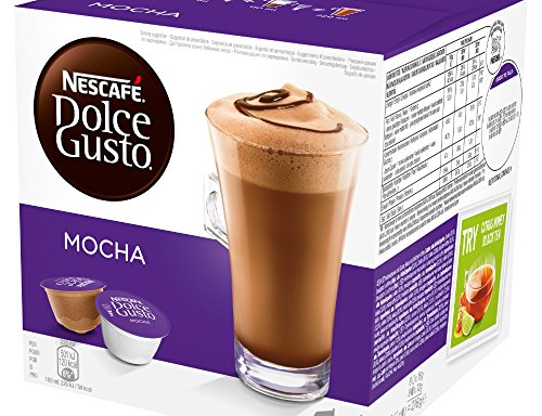 Nescafé Dolce Gusto Mocha, Pack of 3 (Total 48 Capsules, 24 Servings)