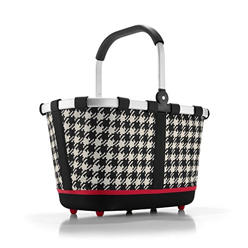 Reisenthel carrybag 2 fifties black Einkaufskorb Hahnentritt schwarz - BL7028
