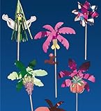 Dimensiones: 15 cm García de Pou Adornos Helados, Madera y Papel, Colores Variados, 15 cm