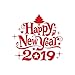 Price comparison product image Anglewolf New Year Merry Christmas Wall Sticker Home Shop Windows Decals Decor Removable with Snowflake Ball Window Door Happy Newest Design DIY Xmas Party Wedding Decorations(Red )