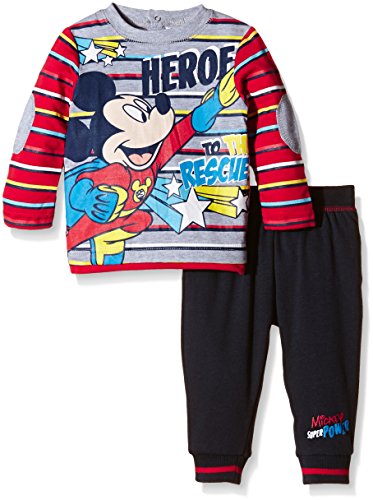 Disney Baby-Boys Mickey Mouse Raincoat, Red, 12-18 Months (Manufacturer Size:18 Months)