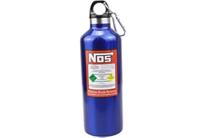 OSATNB NOS Botella deportiva con gancho, 500 ml, botella de agua sin BPA, para actividades al aire libre, coche, alimentos, inoxidable, para niños, escuela, deportes, bicicleta, fitness (azul)