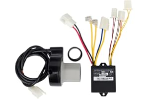 PRECISION AUTO PRODUCTS Electrical Kit for Razor E100 - Replacement 24V Control Module (7 Connector) and Twist Throttle (4-Pin Connector) - Controller ZK2400-DP-FS - Works with Razor E100 (V10+), E125 (V10+), E150, eSpark