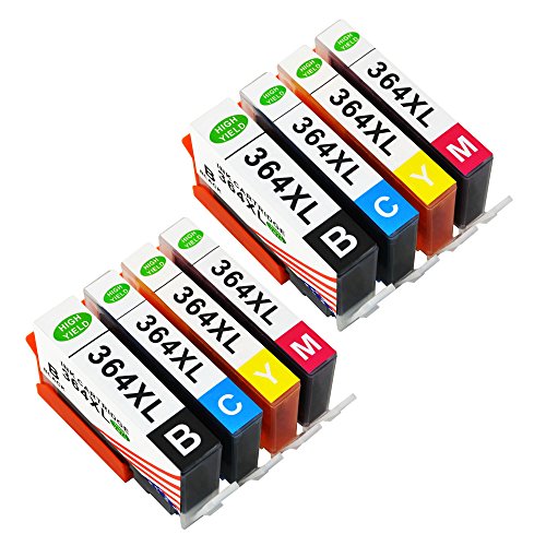 Toner Kingdom 8 Pack Kompatibel HP 364XL 364 Tintenpatronen Für HP Photosmart 5520 6520 7510 5510 5514 5515 5524 6510 7520 D5460 C6380 C5380 Deskjet 3070A 3520 3522 3524 Officejet 4620 4622