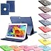 Produktbild SVS-Trade 360° Tab4 10.1 Standtasche für SAMSUNG GALAXY TAB 4 10.1 SM-T530 / T531 / T535 Hülle Schutz Etui Tasche Cover (Dunkelblau)
