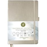 Victoria's Journals Venzi Sert Kapak Planlayıcı Defter 14x20 cm 100 gr. Krem 96 Yaprak G&uuml;m&uuml;ş &Ccedil;izgili