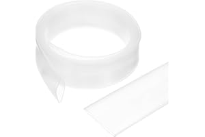 sourcing map 15.4mm Heat Shrink Tubing Waterproof, 3:1 Dual Wall Marine Adhesive Lined Industrial Heat Shrink Tube Wiring Wrap 3ft 5/8 Inch, Clear-1m