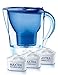 Produktbild BRITA Wasserfilter Marella Cool blau inklusive 3 Kartuschen