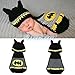 Batman, Newborn Baby Girl Boy Crochet Knit Costume Photo Photography Prop Hats Outfits (Batman)