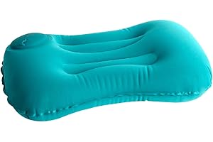 Biglumin Cuscino - Accessori da campeggio Cuscino gonfiabile, Cuscino da spiaggia schienale da spiaggia, Cuscino da viaggio gonfiabile da campeggio, Per escursioni, all'aperto, viaggi. (Verde)