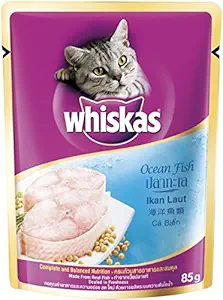 Whiskas Cat Food Oceanfish Combo Box, 85 g -Pack of 15