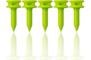 SZXMDKH Golf Tees Plastic, 25MM Small Green Golf Tees (100 Pcs)