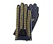 Produktbild WITTCHEN Damen Lederhandschuhe Damenhandschuhe, Marineblau/gelb, Größe:M, Naturleder, Leder, 46-6-271-GN-M