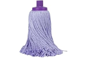 RAYEN Mery | Mocio in Microfibra Professionale | Testa Extra-Grande | 100% Microfibra | Super Assorbente | Realizzato a Croce | Extra Lungo