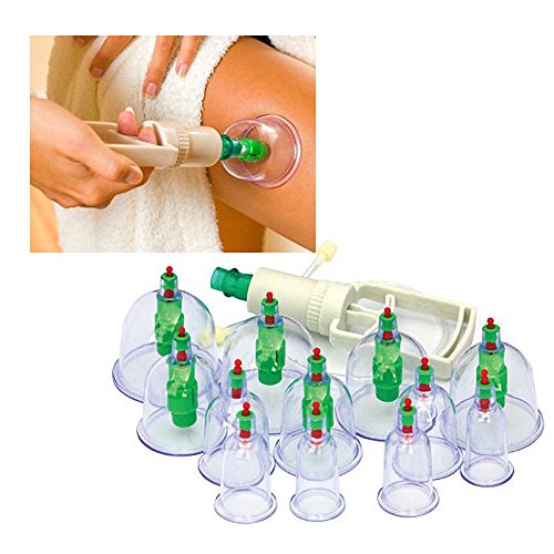 Preisvergleich Produktbild 12 Massage Schröpfen Set mit Vakumpumpe und Magneten (12)