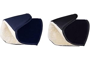 netproshop Widerristschoner für Pferde Widerristschützer verhindert Scheuerstellen im Fell, Farbe:Schwarz