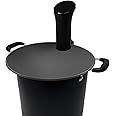 Nomiou Sous Vide Lid - Black, Silicone, Snap Closure, Fit for Anova Precision Cooker, Up to 11.5" Pot, Retains Moisture and Flavor