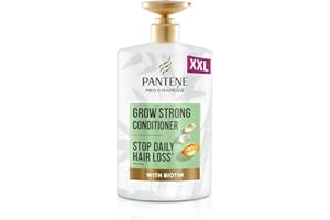 Pantene Pro-V Miracles Grow Strong Hair Conditioner with Biotin & Protein Strengthener 1L XXL Pump. Helps Reduce Hair Loss Due to Breakage and grow stronger hair. For Fine, Thinning, Damaged Hair.