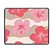 Produktbild Wireless Mouse Pad, Flora Flower Print Pink Red Mouse Pads, Comfort Soft Non Slip Lightweight Premium-TexturedMouse Pad Mat for Women Men at Home or Work