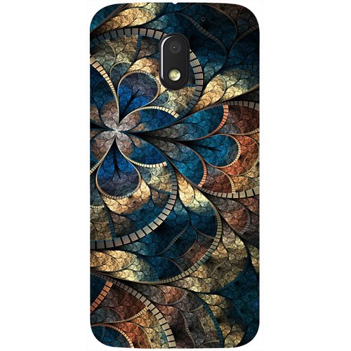 CasotecBasic Case for Motorola Moto E (3rd gen) (Plastic_Multicolor)