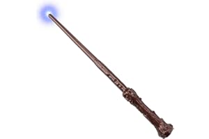 NAZAZ Baguette Magique Enfants - Accessoire de Costume Idéal pour Halloween, Cosplay, Noël, et Fêtes Thématiques, Réplique pour Petits Sorciers, 30,5 cm - Parfait pour Cadeau Baguette