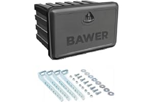 CARADO Camion Cassetta ingorghi, Bawer Barra degli Strumenti per furgoni 50x36,5x30cm Contenitore + Supporto