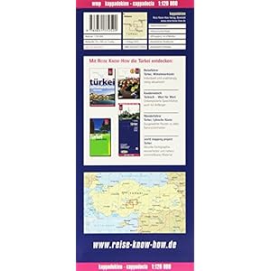 Capadocia, mapa de carreteras impermeable. Escala 1:120.000. Reise Know-How.
