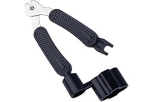 OSUWLSI Enrouleurs de Corde pour Guitare 3 en 1 Outil de Guitare, Pince Coupante, Coupe-Corde et Extracteur e Broches de Pont, Manivelle pour Guitare, Outil de Réparation de Guitare Multifonctionnel