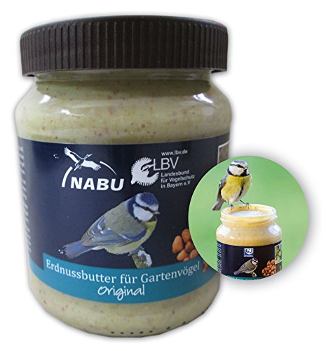 CJ Wildlife 101900415 Erdnussbutter für Gartenvögel "original" 330 g - empfohlen vom NABU und dem LBV