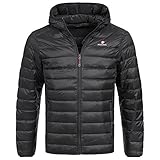 Höhenhorn 82E1 Balmhorn Herren Jacke Übergangsjacke Steppjacke Schwarz XL