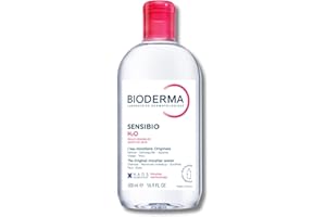 BIODERMA Sensibio H2O - Acqua Micellare Detergente e Struccante - Rimuove Trucco, Polline e Residui di Inquinamento - Pelle Sensibile - Flacone da 500 ml