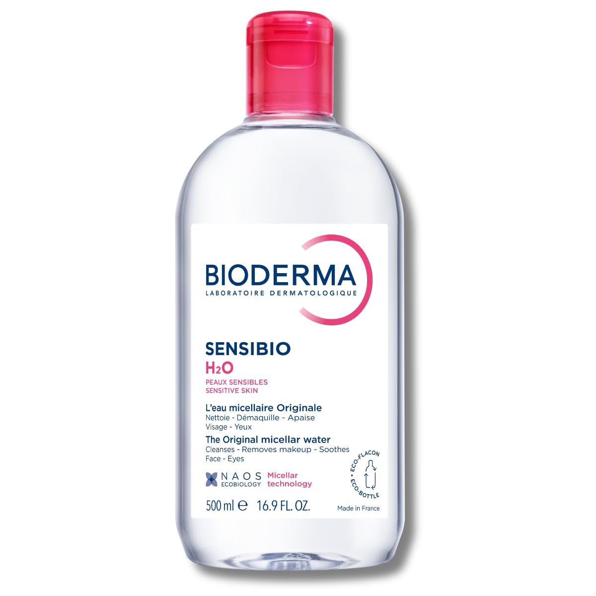 BIODERMA Sensibio H2O - mizellares Reinigungs- und Make-up-Entfernungswasser - entfernt Make-up, ...