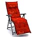 Produktbild Auflagen mit Kopfpolster für Relax Liegestuhl Ibiza 40240-440 Schmetterling terrakotta (ohne Relax)