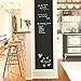 Produktbild Tafel Wand Aufkleber, DIY Vinyl Tafel Abnehmbare Tafel Wand Aufkleber Aufkleber PVC Wand Aufkleber Self Klebstoff DIY Wiederverwendbare, Wieder Verwendbare Gaststätte Home Office mit 5 Freien Kreide
