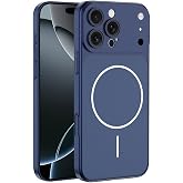 iPhone 15 Pro Max i&ccedil;in Magsafe ile Uyumlu Parmak İzi Tutmayan Al&uuml;minyum G&ouml;r&uuml;n&uuml;ml&uuml; Kılıf S&uuml;per Wireless Kablosuz Şarj Destekli