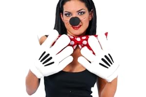 FIESTAS GUIRCA Guirca Fiestas GUI16579 - Guantes de manos de Mickey Mouse con personajes de dibujos animados, talla única