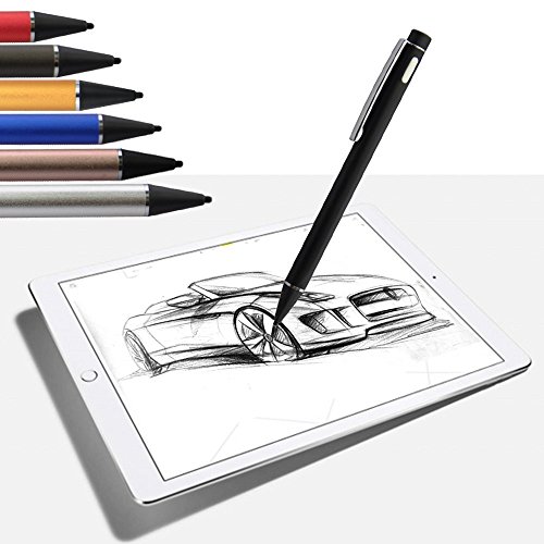 likuco 2.0 mm feine Spitze Präzision Active Eingabestift für iPad, iPad Mini, iPhone und die meisten Android-Tablets, Windows 8 & 10 Tablet PC und Smartphones - 2