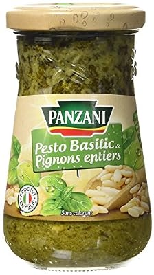 Panzani Sauce Pesto Basilic et Pignons Entiers 190 g