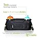 Stroller Organiser With Bonus Stroller Hook- The Must-Have Stroller Accessory. Keep All Your Essentials Easy To Reach. Fits All Major Strollers. Easy To Use. High Quality. (Black)