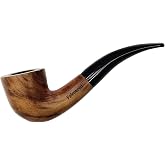 Falconetti 9 mm. Kahverengi Sandalwood Eğimli Sap Ahşap Pipo rd38