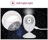 Babyphone mit Kamera für Babys, Sichere Babyüberwachung, 2,4 „pantalla LCD, monitor de bebé, Hohe Reichweite von 200m, TAG-automatische y Nachtsicht, zoom und Gegensprechfunktion, WLAN Teléfono de bebé - 7