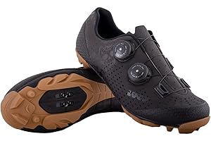 LUCK Scarpe MTB Galaxy Teschi Scarpe Ciclismo Montagna Uomo Donna Suola in Carbonio Doppia Chiusura Rotativa ATOP Scarpe Bici MTB
