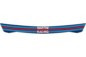 DESCONOCIDO Martini Racing - Adhesivo para visera de casco de coche