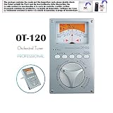 Además de la excelente visibilidad exclusiva de un medidor de tipo aguja, los LED ubicados debajo del medidor también indican una desviación del tono o una coincidencia perfecta, lo que facilita la afinación precisa incluso en lugares con poca luz.