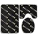 Produktbild Party Socks Solar Eclipse 3 Piece Non-Slip Bathroom Rug Set Soft Bath Mat Contour Rug Toilet Lid Cover Home Decorative Doormat